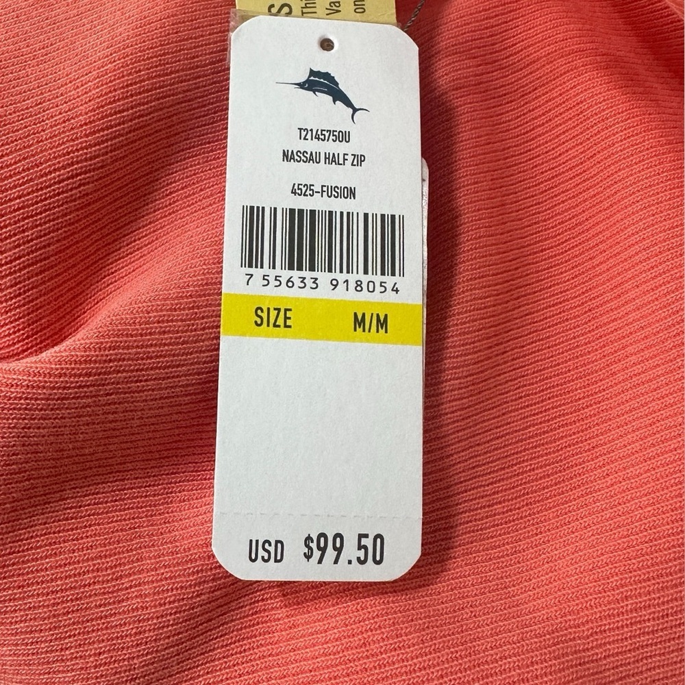 Tommy Bahama Men’s Nassau Half Zip Pullover- NWT - Picture 5 of 5